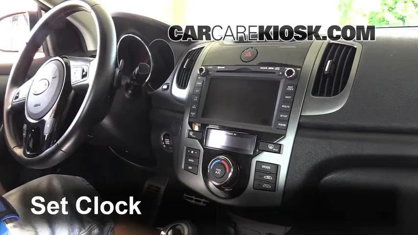 2013 Kia Forte Koup SX 2.4L 4 Cyl. Clock